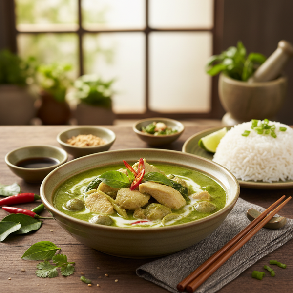 Authentic Thai Green Curry Chicken Delight recipe