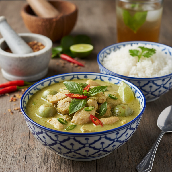 Authentic Thai Green Curry with Chicken recipe