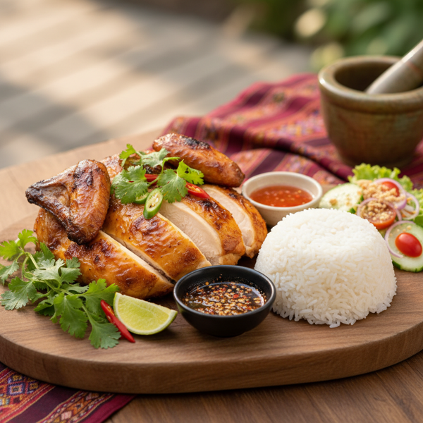 Authentic Thai Grilled Chicken Delight recipe
