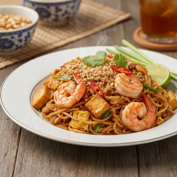Authentic Thai Pad Thai Noodles recipe
