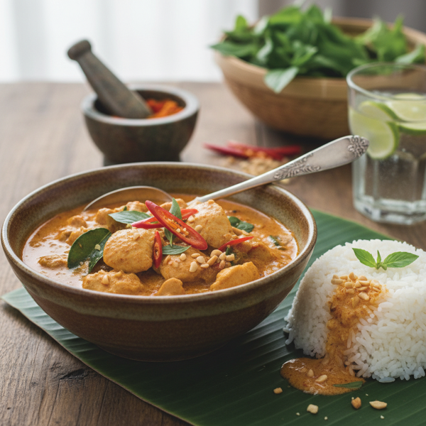 Authentic Thai Panang Chicken Curry recipe