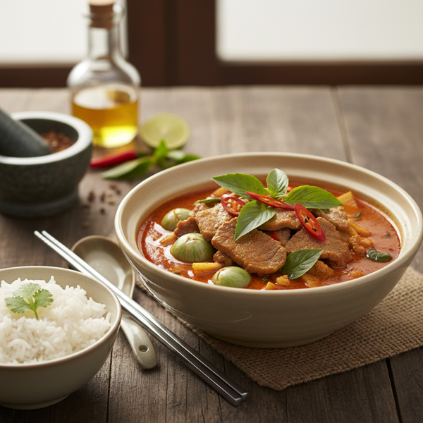 Authentic Thai Red Beef Curry recipe