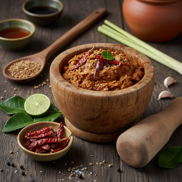 Authentic Thai Red Curry Paste recipe