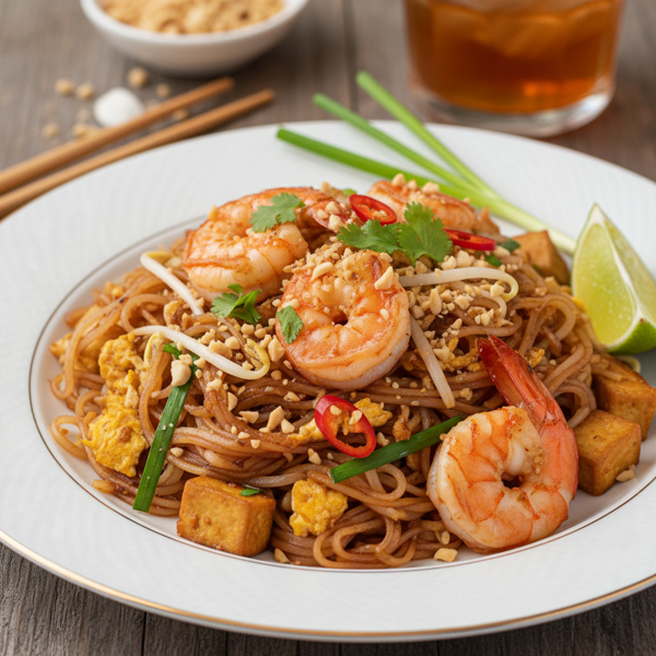 Authentic Thai Shrimp Pad Thai recipe