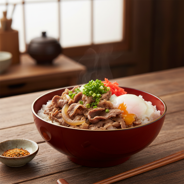Authentic Tokyo Gyudon (Japanese Beef Bowl) recipe
