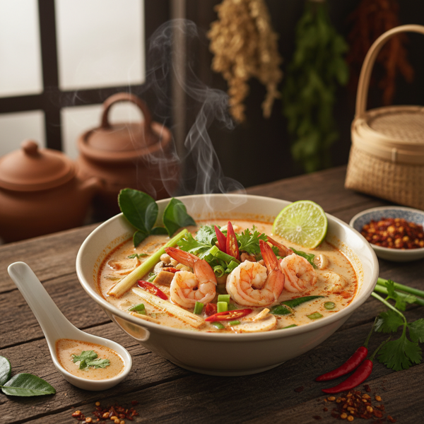 Authentic Tom Yum Goong - Spicy Thai Shrimp Soup recipe