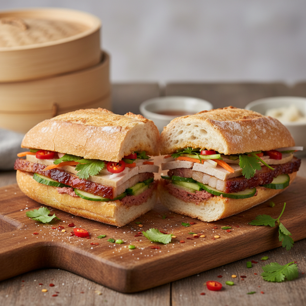 Authentic Vietnamese Banh Mi Sandwich recipe