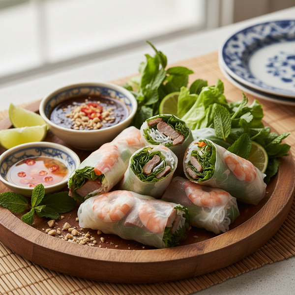Authentic Vietnamese Fresh Spring Rolls recipe