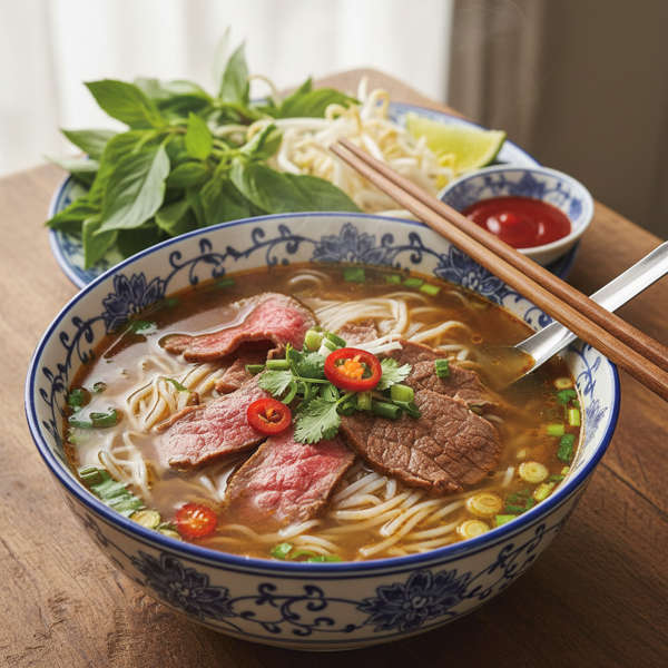 Authentic Vietnamese Pho Bo (Beef Noodle Soup) recipe