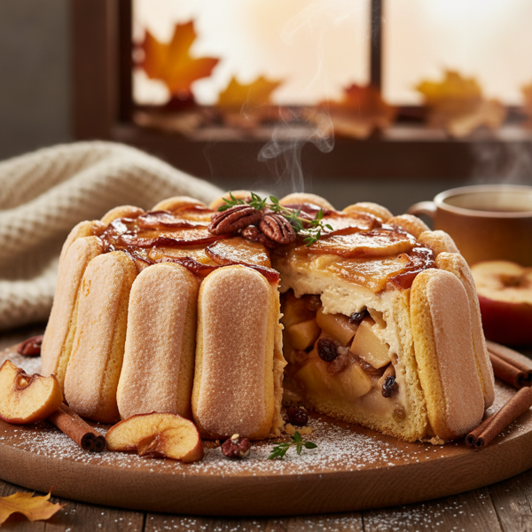 Autumn Apple Delight Charlotte recipe