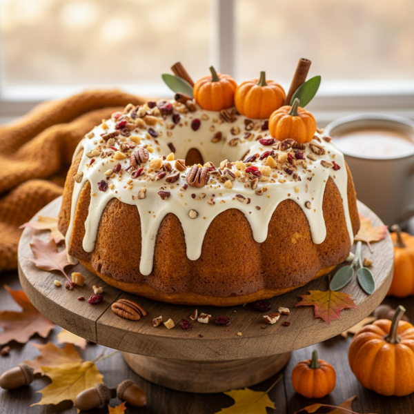 Autumn Delight Pumpkin Cake recipe