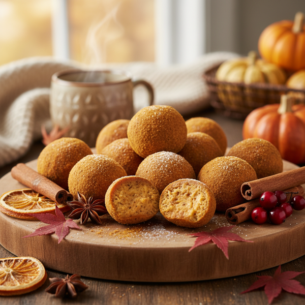 Autumn Delight Pumpkin Spice Truffles recipe