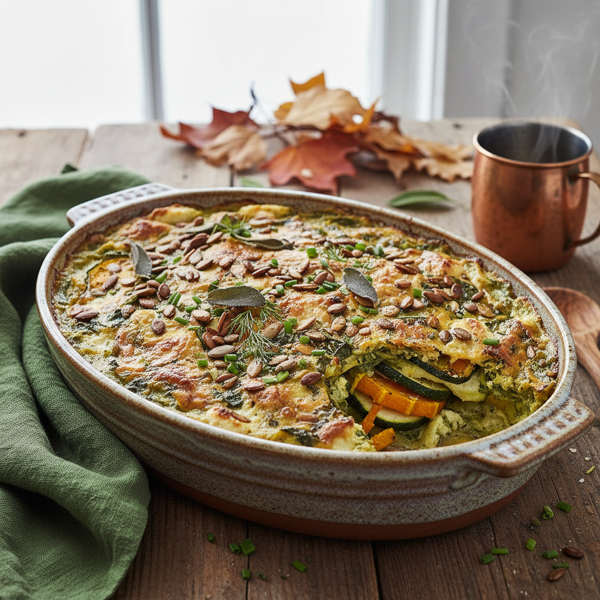 Autumn Green Goddess Squash Casserole recipe