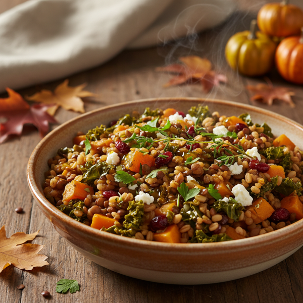 Autumn Harvest Barley-Lentil Delight recipe