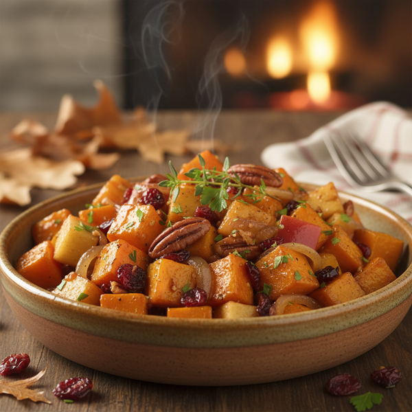 Autumn Harvest Butternut Squash and Apple Medley recipe