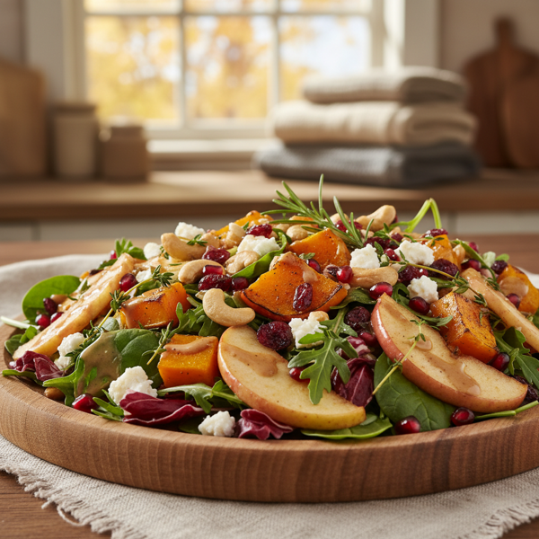 Autumn Harvest Cashew Salad recipe