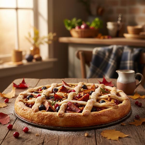 Autumn Harvest Fruit Flan recipe