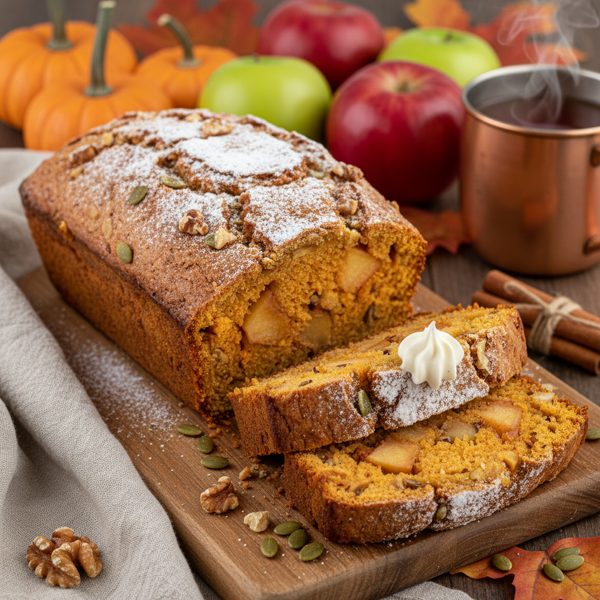 Autumn Harvest Pumpkin-Apple Delight Bread recipe