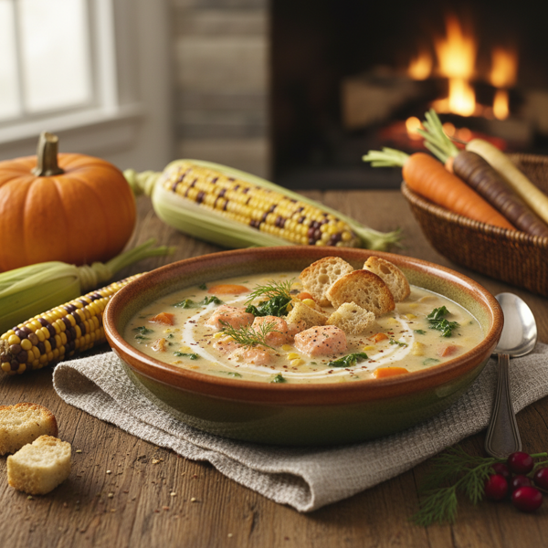 Autumn Harvest Salmon Chowder recipe