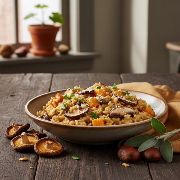 Autumn Harvest Shiitake Risotto recipe