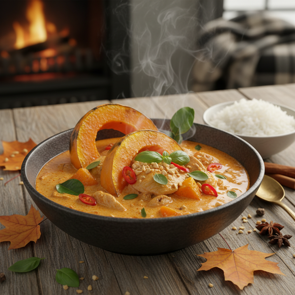 Autumn Pumpkin Panang Curry recipe