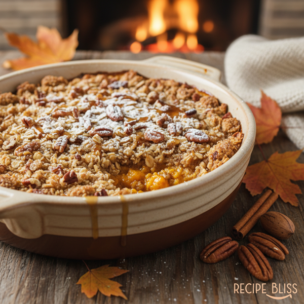 Autumn Pumpkin Pecan Crumble recipe