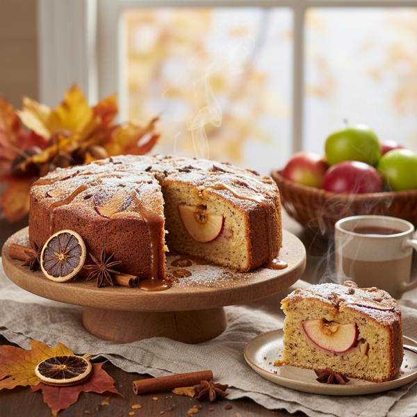 Autumn Spice Apple Cake recipe