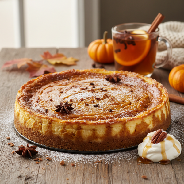 Autumn Spice Pumpkin Cheesecake Delight recipe