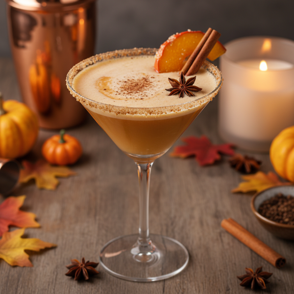 Autumn Spice Pumpkin Martini recipe