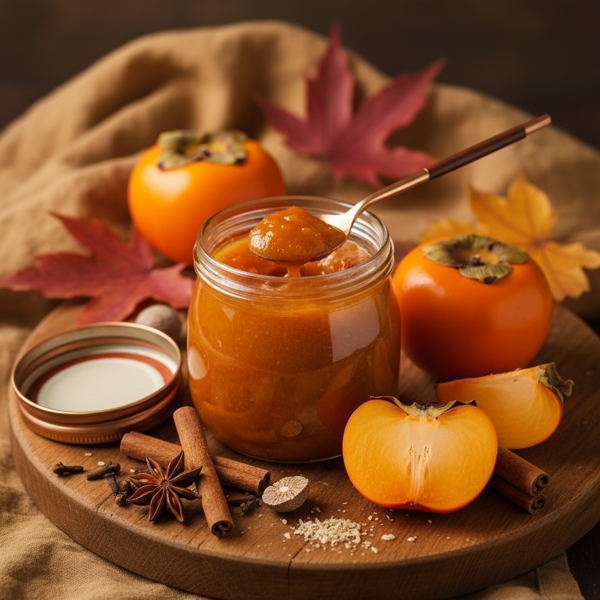 Autumn Spiced Persimmon Butter recipe
