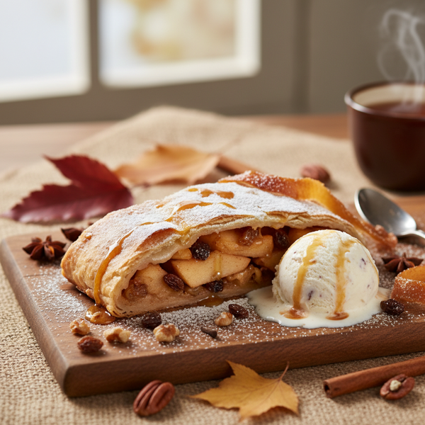 Autumnal Delight Apple Strudel recipe