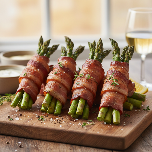 Bacon-Wrapped Asparagus Bundles recipe