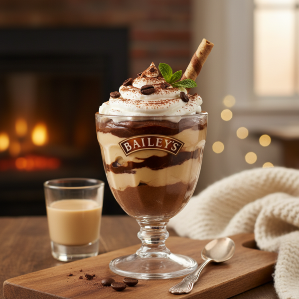 Bailey's Irish Cream Chocolate Mousse Delight recipe