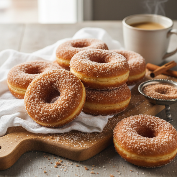 Baked Cinnamon Sugar Donuts recipe