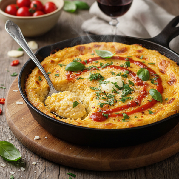 Baked Creamy Polenta Delight recipe