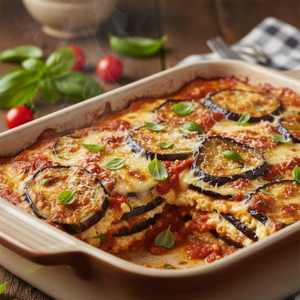 Baked Eggplant Parmesan Delight recipe