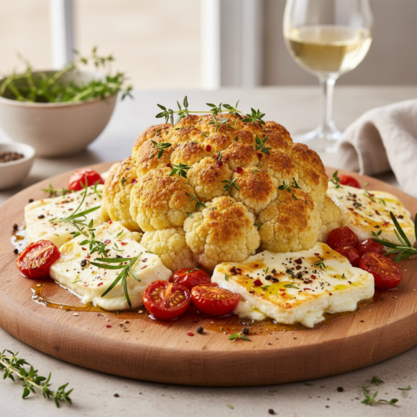 Baked Feta Cauliflower Delight recipe