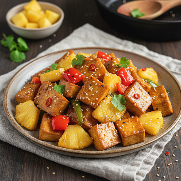Baked Pineapple Tofu Delight recipe