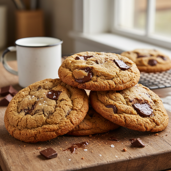 Bakery-Style Jumbo Chewy Chocolate Chip Cookies recipe