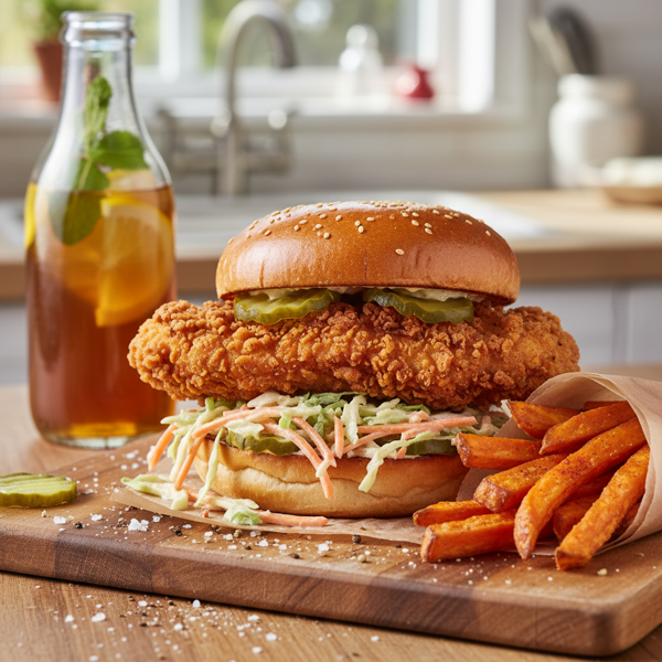 Bakesale Betty's Crispy Chicken Sandwich Delight recipe