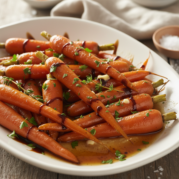 Balsamic-Butter Glazed Carrots recipe
