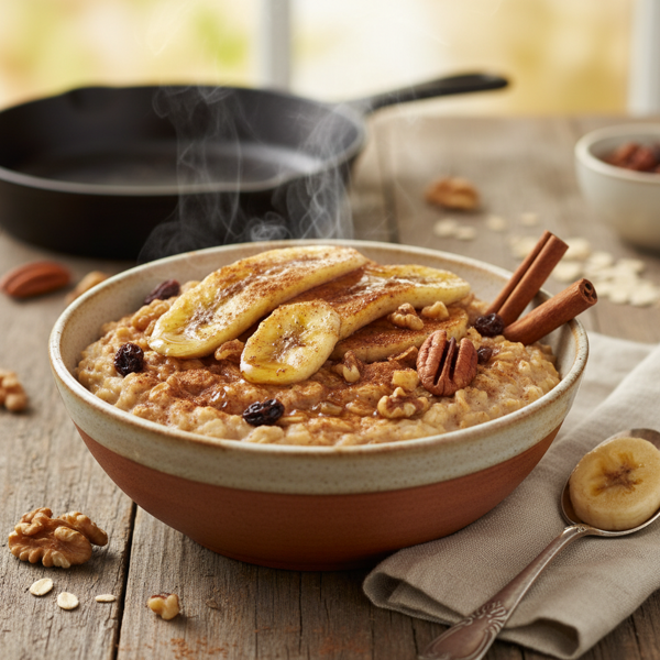 Banana Cinnamon Oatmeal Bliss recipe