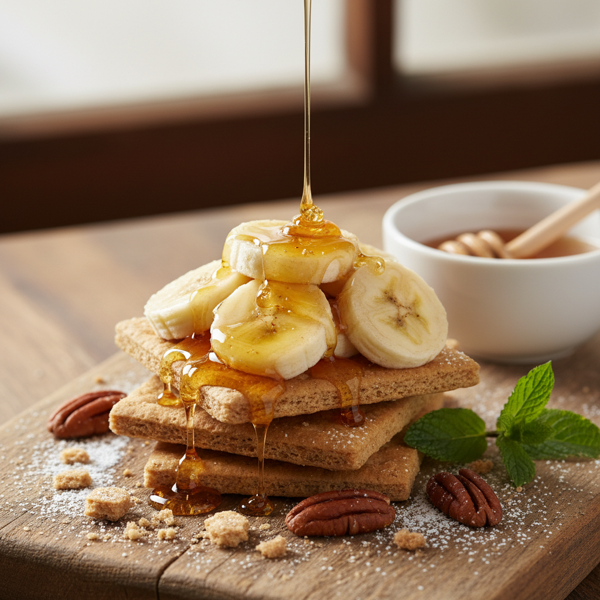 Banana Honey Graham Crackers recipe