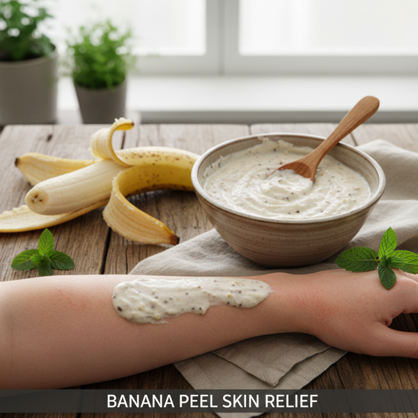 Banana Peel Remedy for Skin Relief recipe