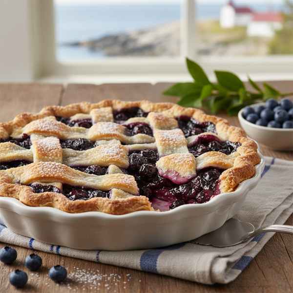 Bar Harbor Blueberry Bliss Pie recipe