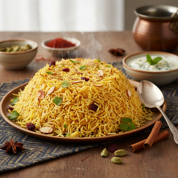 Basmati Saffron Delight recipe