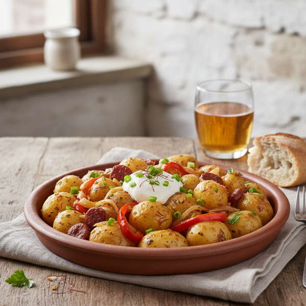 Basque-Style Creamy Potato Medley recipe