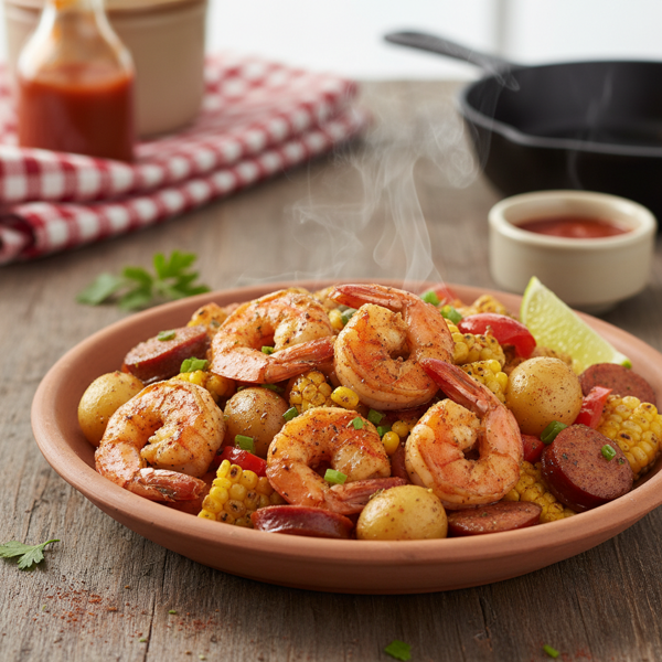Bayou Bliss Shrimp & Corn Delight recipe
