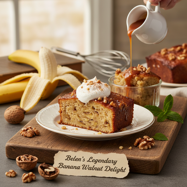 Belen's Legendary Banana Walnut Delight recipe