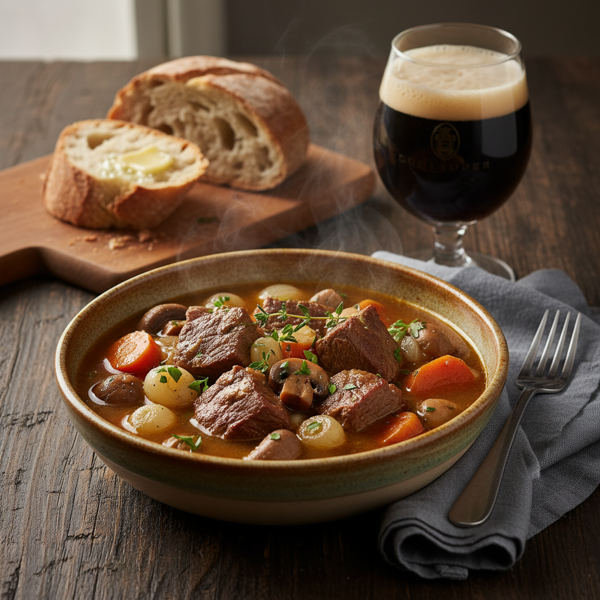 Belgian Beer and Beef Bliss Stew recipe